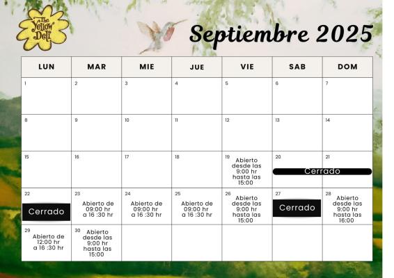 ¡Marcalo en tu calendario!