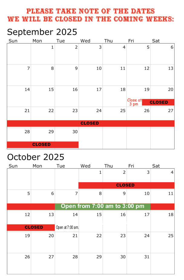 fall festivals calendar