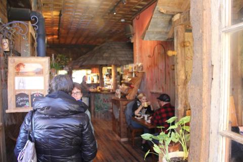 A view inside the deli