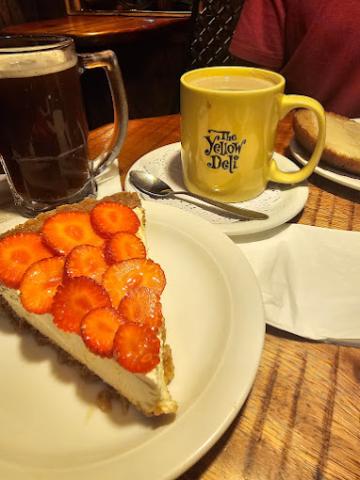 Torta de Cream Cheese com Morangos