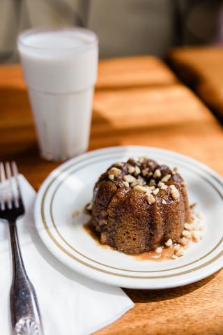 Persimmon pound cake